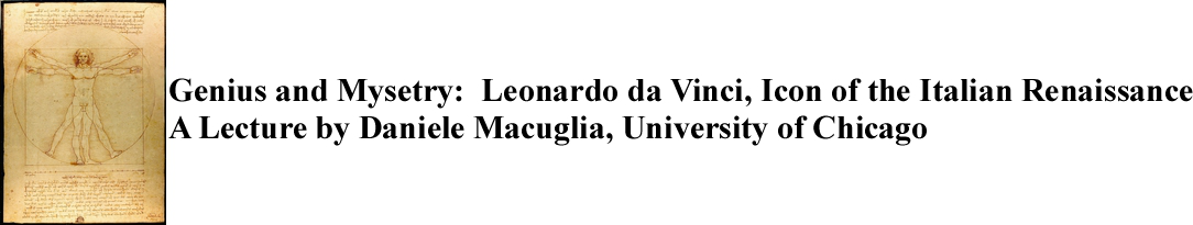 Leonardo da Vinci Lecture