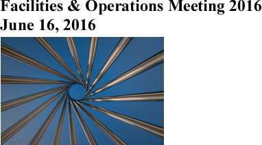 Facilities & Ops Managers Meeting 2016
