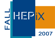 HEPiX Fall 2007